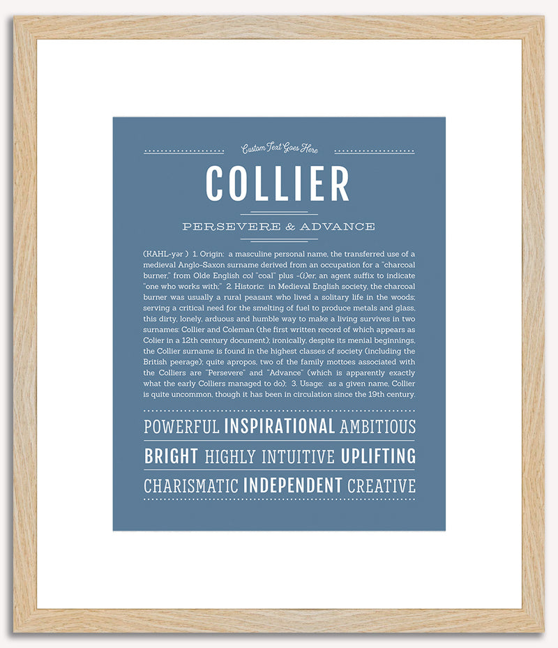 Collier | Name Art Print