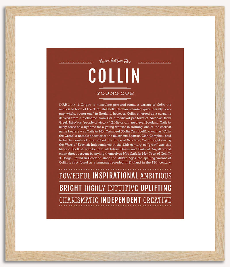 Collin | Name Art Print