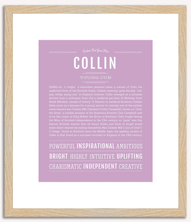 Collin | Name Art Print