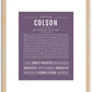 Colson | Name Art Print