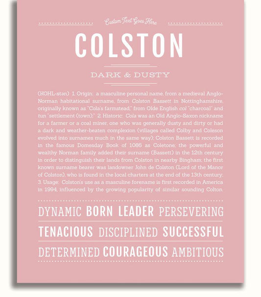 Frame Options | Dusty Rose | No Frame