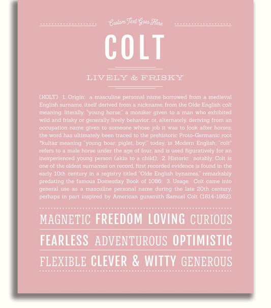 Frame Options | Dusty Rose | No Frame