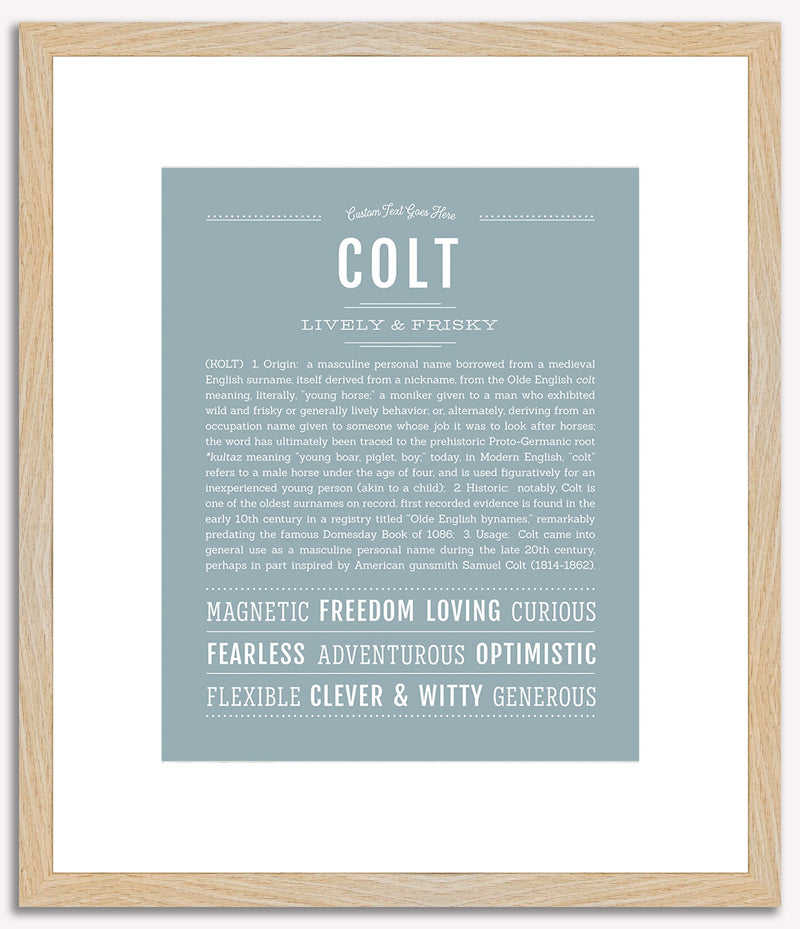 Colt | Name Art Print