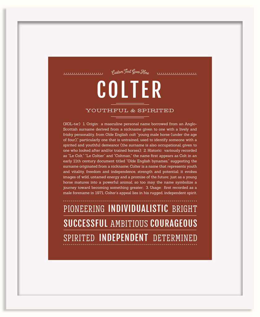 Frame Options | Bordeaux | White Frame, Matted