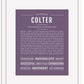 Frame Options | Deep Purple | White Frame, Matted
