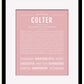 Frame Options | Dusty Rose | Black Frame, Matted