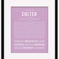 Frame Options | Lilac | Black Frame, Matted