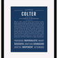 Frame Options | Midnight Blue | Black Frame, Matted