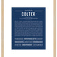 Frame Options | Midnight Blue | Maple Frame, Matted
