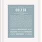 Frame Options | Powder Blue | White Frame, Matted
