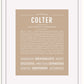 Frame Options | Tan | White Frame, Matted