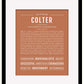Frame Options | Terra Cotta | Black Frame, Matted