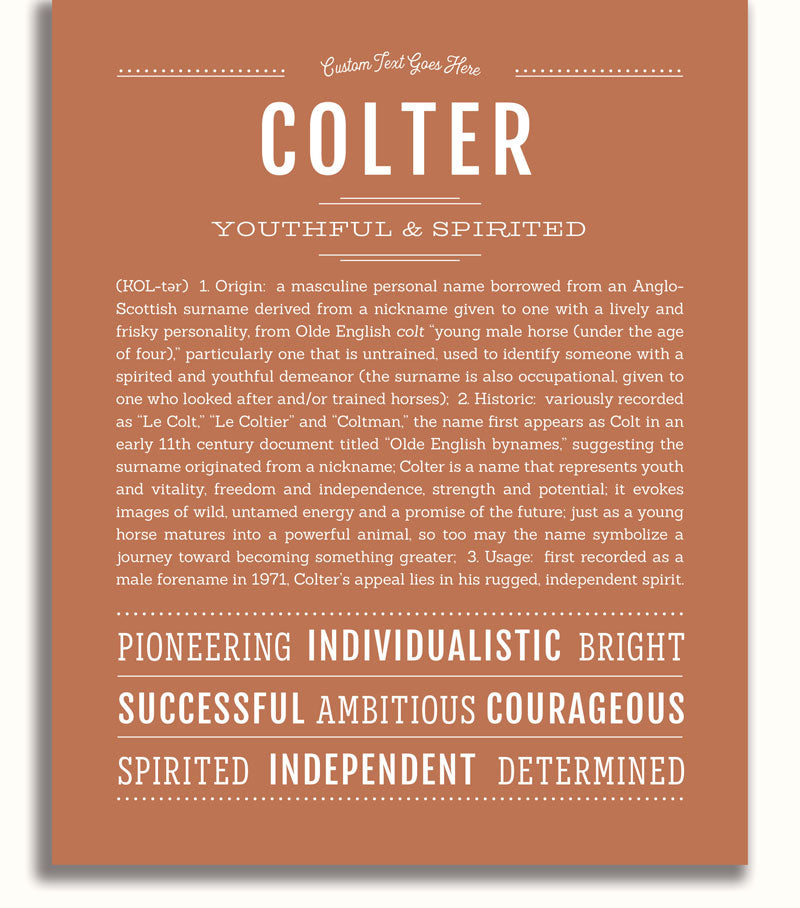 Frame Options | Terra Cotta | No Frame
