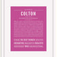 Frame Options | Dark Pink | White Frame, Matted
