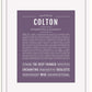 Frame Options | Deep Purple | White Frame, Matted