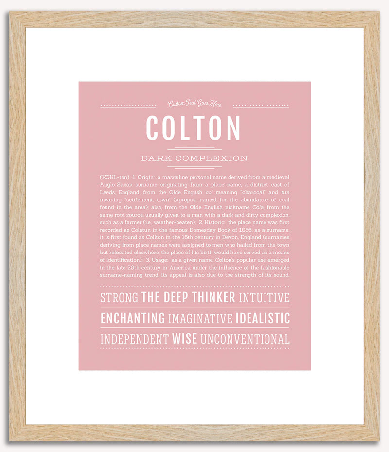 Colton | Name Art Print