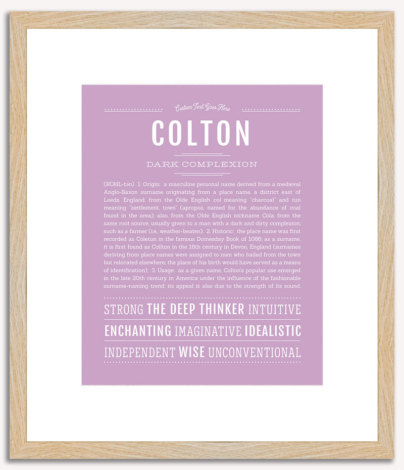 Colton | Name Art Print