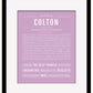 Frame Options | Lilac | Black Frame, Matted