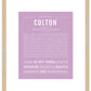 Frame Options | Lilac | Maple Frame, Matted