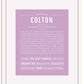 Frame Options | Lilac | White Frame, Matted