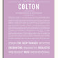 Frame Options | Lilac | No Frame