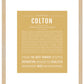 Frame Options | Matte Gold | Maple Frame, Matted