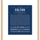 Frame Options | Midnight Blue | Maple Frame, Matted