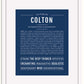 Frame Options | Midnight Blue | White Frame, Matted