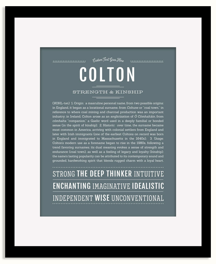 Frame Options | Night Rendezvous | Black Frame, Matted