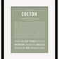 Frame Options | Sage | Black Frame, Matted