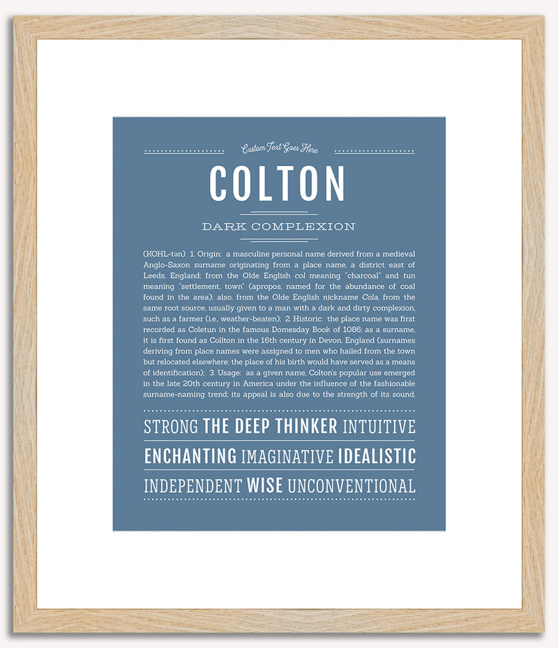 Colton | Name Art Print