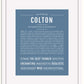 Frame Options | Steele Blue | White Frame, Matted
