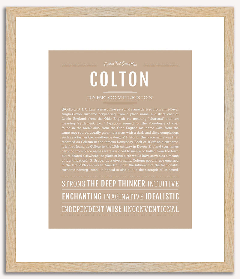 Colton | Name Art Print