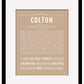 Frame Options | Tan | Black Frame, Matted