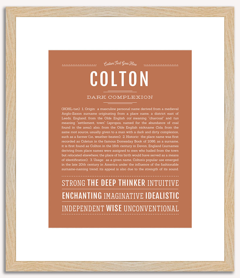 Colton | Name Art Print