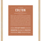 Frame Options | Terra Cotta | Maple Frame, Matted