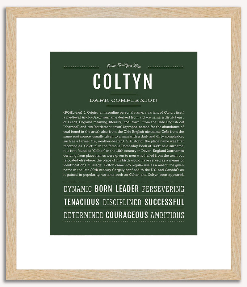 Coltyn | Name Art Print