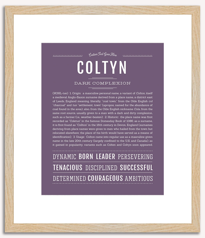 Coltyn | Name Art Print