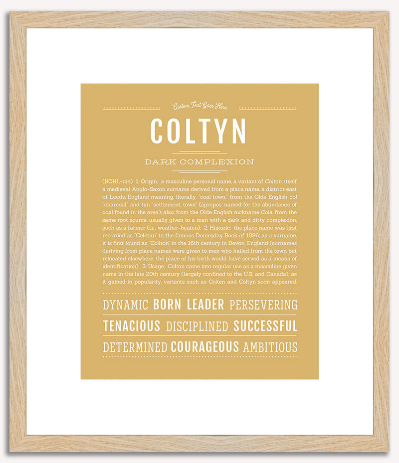 Coltyn | Name Art Print