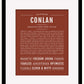 Conlan | Name Art Print