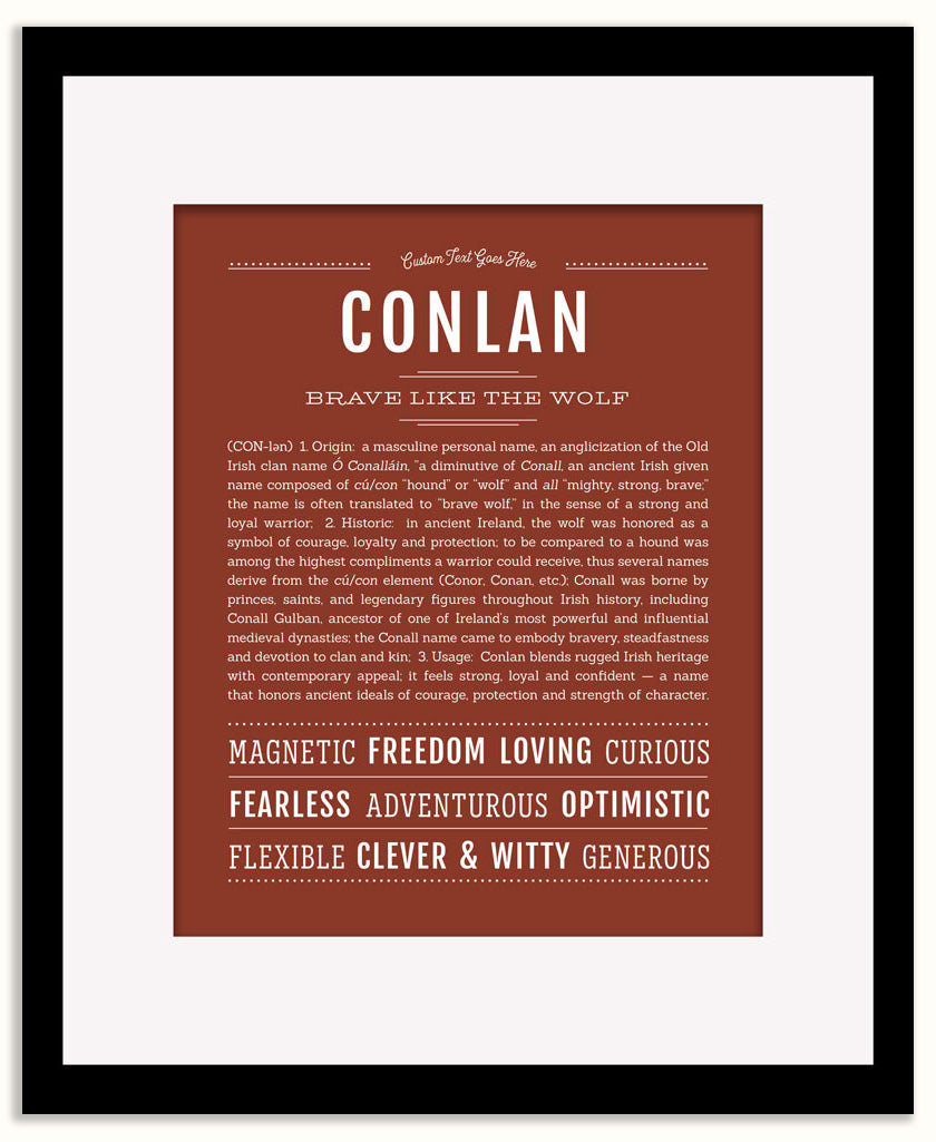 Conlan | Name Art Print