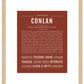 Conlan | Name Art Print