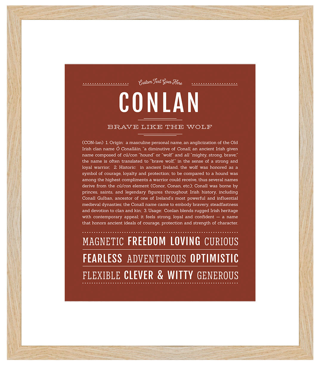 Conlan | Name Art Print