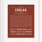 Conlan | Name Art Print