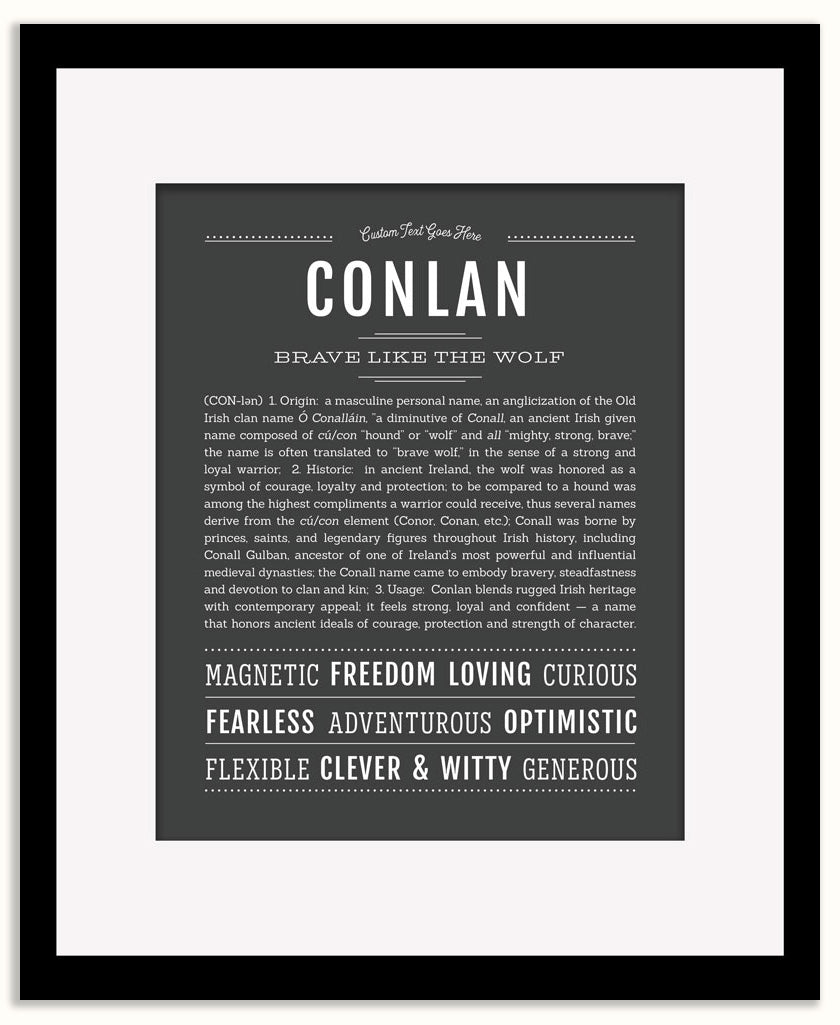 Conlan | Name Art Print
