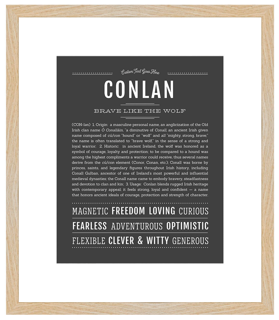 Conlan | Name Art Print