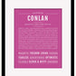 Conlan | Name Art Print