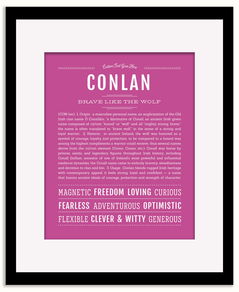 Conlan | Name Art Print