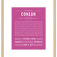 Conlan | Name Art Print