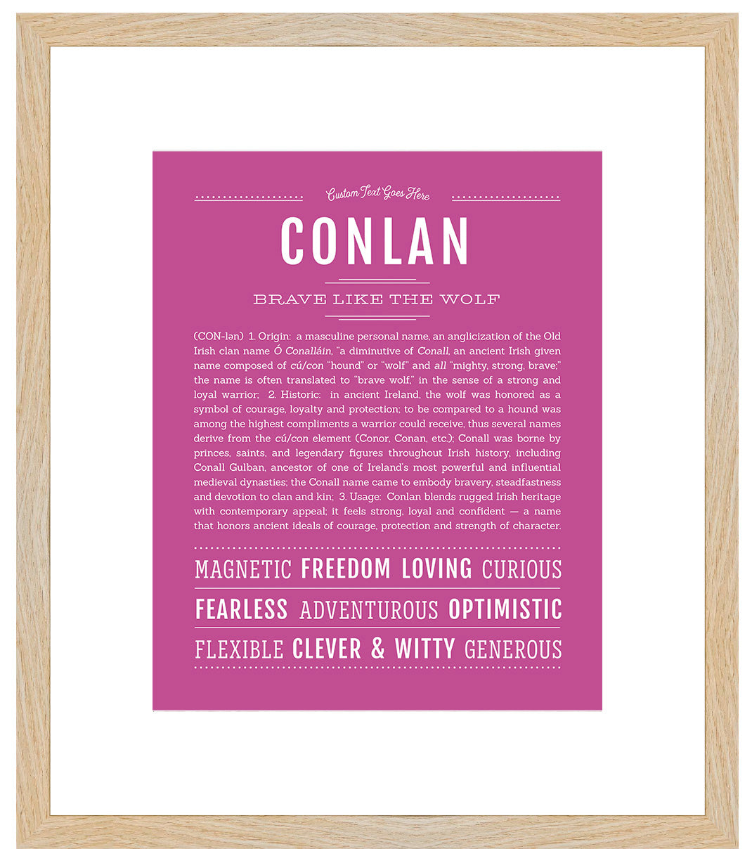 Conlan | Name Art Print